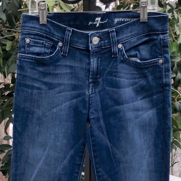 7 For All ManKind Gwenevere Skinny’s - Picture 3 of 13